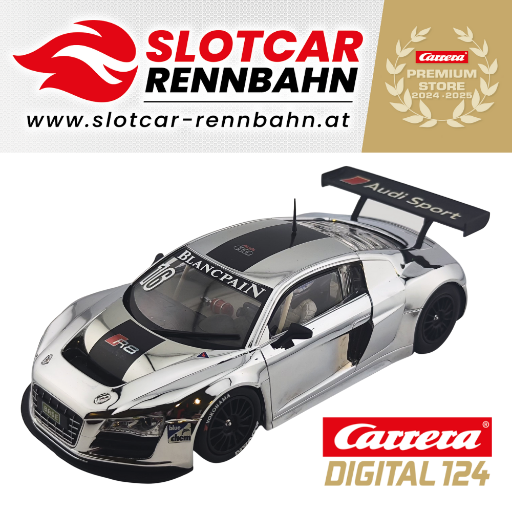 23826 Carrera Digital 124 - Audi R8 LMS "Blancpain" - Custom Car