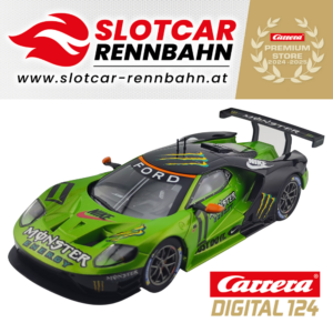 23832 Carrera Digital 124 - Ford GT Race Car "Monster Energy" - Custom Car
