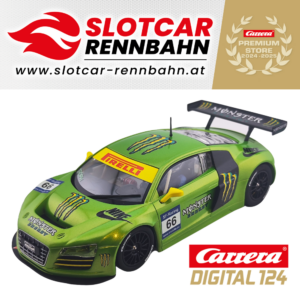 23861 Carrera Digital 124 - Audi R8 LMS Team Monster Energy Racing No.66 - Custom Car (1)