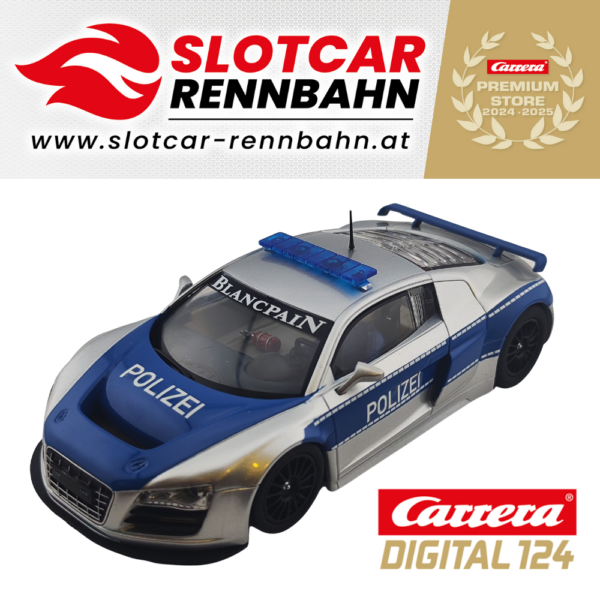 23808 Carrera Digital 124 - Audi R8 LMS "Polizei" - Custom Car