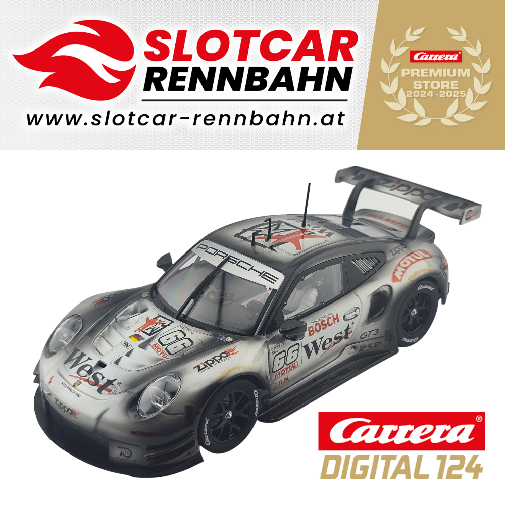 23930 Carrera Digital 124 - Porsche 911 RSR "WEST" - Custom Car