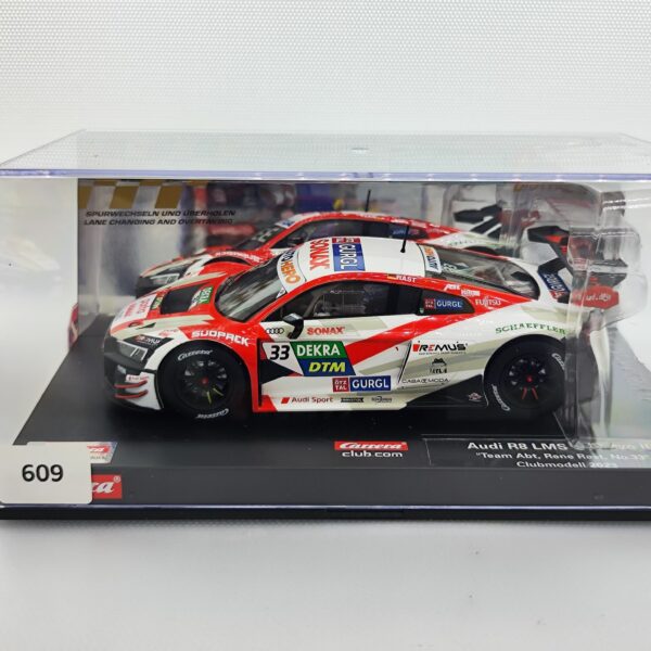 23962 Carrera Digital 124 - Audi R8 LMS GT3 evo II Team Abt Rene Rast No. 33 - Clubmodell 2023