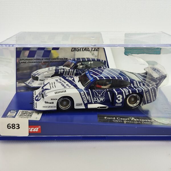 30887 Carrera Digital 132 - Ford Capri Zakspeed Turbo "D&W Zakspeed.Team"