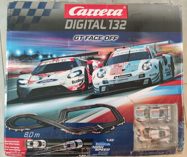 30012 Carrera Digital 132 - GT Face Off - Rennbahn Starterset - gebraucht, inkl. Versandkosten