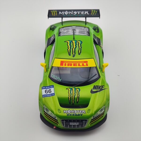 23861 Carrera Digital 124 - Audi R8 LMS "Team Monster Energy Racing No.66" - Custom Car – Bild 5
