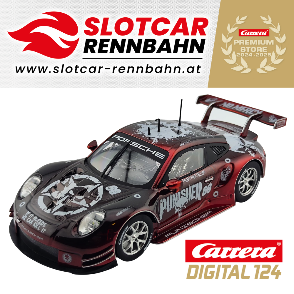 23930 Carrera Digital 124 - Porsche 911 RSR "Punisher" - Custom Car