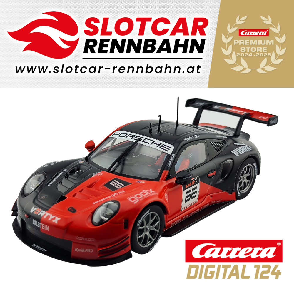 23949 Carrera Digital 124 - Porsche 911 RSR "PUMA" - Custom Car