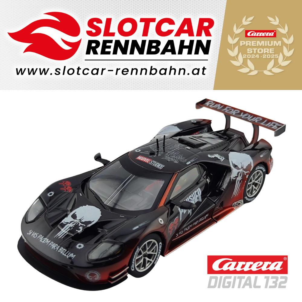 30873 Carrera Digital 132 - Ford GT Race Car "Punisher" - Custom Car
